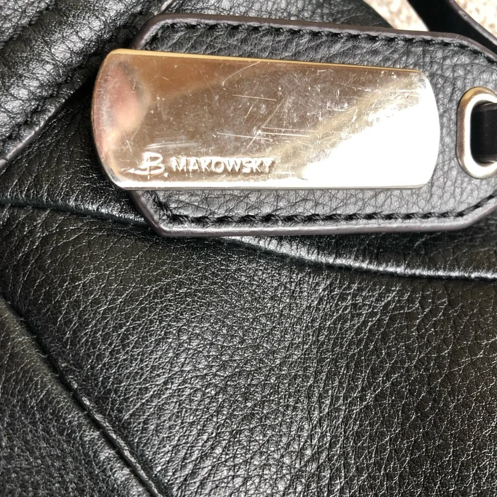 B. Makowsky Black, butter soft handbag - Picture 11 of 11